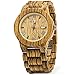 BigBen W109B Wood Men Watch Luminous Pointer Wooden Band Date Wristwatch