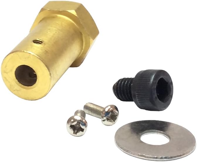 Couplings Hex Coupling Length 30mm Width 17mm Bore 6mm Copper Cylinder RC Car Wheels 4pcs