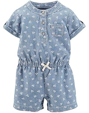 Romper (Baby) - Denim-24 Months