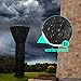 SIRUITON Patio Heater Covers with Zipper and Air Vent,Waterproof Outdoor Heater Cover, Dustproof,Wind-Resistant,UV-Resistant,Snow-Resistant,（89