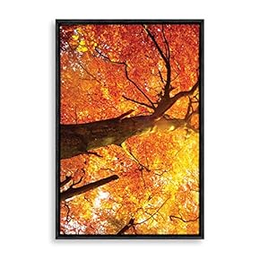 Framed for Living Room Bedroom Beautiful Gold Forest for