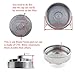 iFJF 68065612AA Fuel Filter Housing Cover Cap for 2010-2019 Dodge Ram 6.7L 2500 3500 4500 5500 Cummins Diesel Engine Billet Aluminum(Silver)