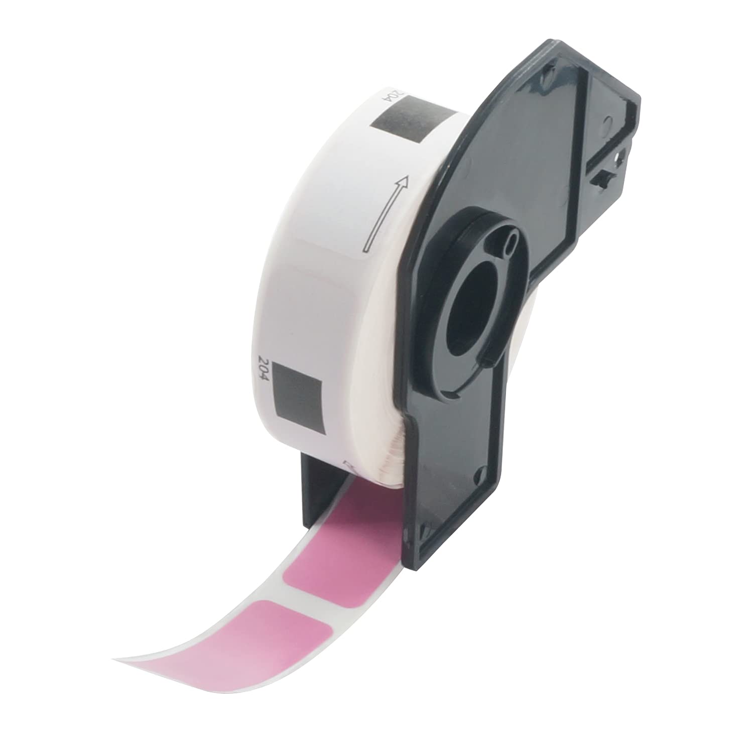 BETCKEY - 400 Pink Labels Replacement for Brother DK-11204, 17mm x 54mm Multi Purpose Labels Compatible with Brother QL Label Printers
