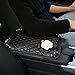 INEBIZ Luxury Car Charm Beautiful Camellia Leather Center Console Armrest Soft Cover Pad