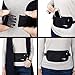 FOXNOV RFID Blocking Money Belt for Travel with 4 Card Protector Sleeves