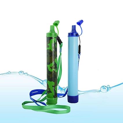 Tzted Eau Filtre à Eau Personnel Paille Eau Potable Pour
