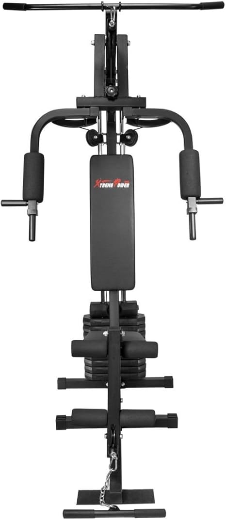 Venta Xtremepowerus Deluxe Home Gym Fitness Exercise Workout Machine Bench Weight Stack Eq En Stock