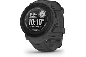 Garmin Instinct 2, dezl Edition, Rugged Trucking Smartwatch, Easy Break Planning, Compatible with the dezl OTR Navigator, Black
