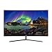 Viotek NB27CB 27-Inch LED Curved Monitor with Speakers, Bezel-Less Samsung VA Panel, 75Hz 1080P Full-HD FreeSync VGA HDMI VESA, Updated Version (Black)