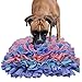 LIVEKEY Pet Snuffle Mat for Dogs, Dog Feeding Mat, Nosework Training Mats for Foraging Instinct Interactive Puzzle Toys (Pink&Purple&Blue)