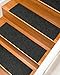 Natural Area Rugs Halton - Dark Brown Carpet Stair Tread, Non Skid Rubber Backed, Chocolate 9