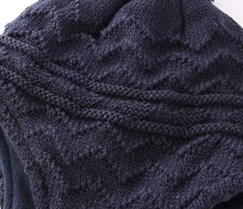 image for Connectyle Toddler Boys Girls Fleece Lined Knit Kids Hat with Earflap 