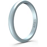 Enso Rings Halo Legend Silicone Ring - Made in The USA - an Ultra Comfortable, Breathable, and Safe Silicone Ring - Men's and Women's Silicone Wedding Ring