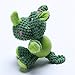 LIZPET Durable Dog Toys for Aggressive Chewers Boredom Small Dogs Green Rhinoceros