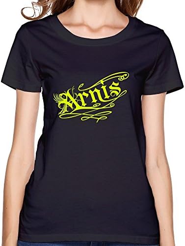 Woman Arnis Authentik T-shirts,Black Tee Shirt By HGiorgis L Black