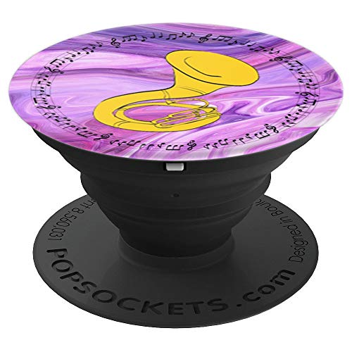 Sousaphone Player Gift - Marble 2 - PopSockets Grip and Stand for Phones and Tablets - Thumbnail 6