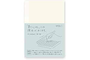 DESIGNPHIL Midori 15001006 Notebook, MD Notebook, Paperback, Square Ruled