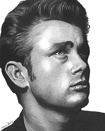 James Dean, Vintage Hollywood, 8x10 Art Print by Wendy Hogue Berry