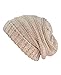 NYFASHION101 Oversized Baggy Slouchy Thick Winter Beanie Hat, Rose Mix