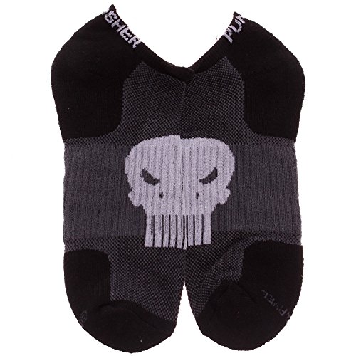 Official Marvel Punisher Logo Active Performance Ankle Socks