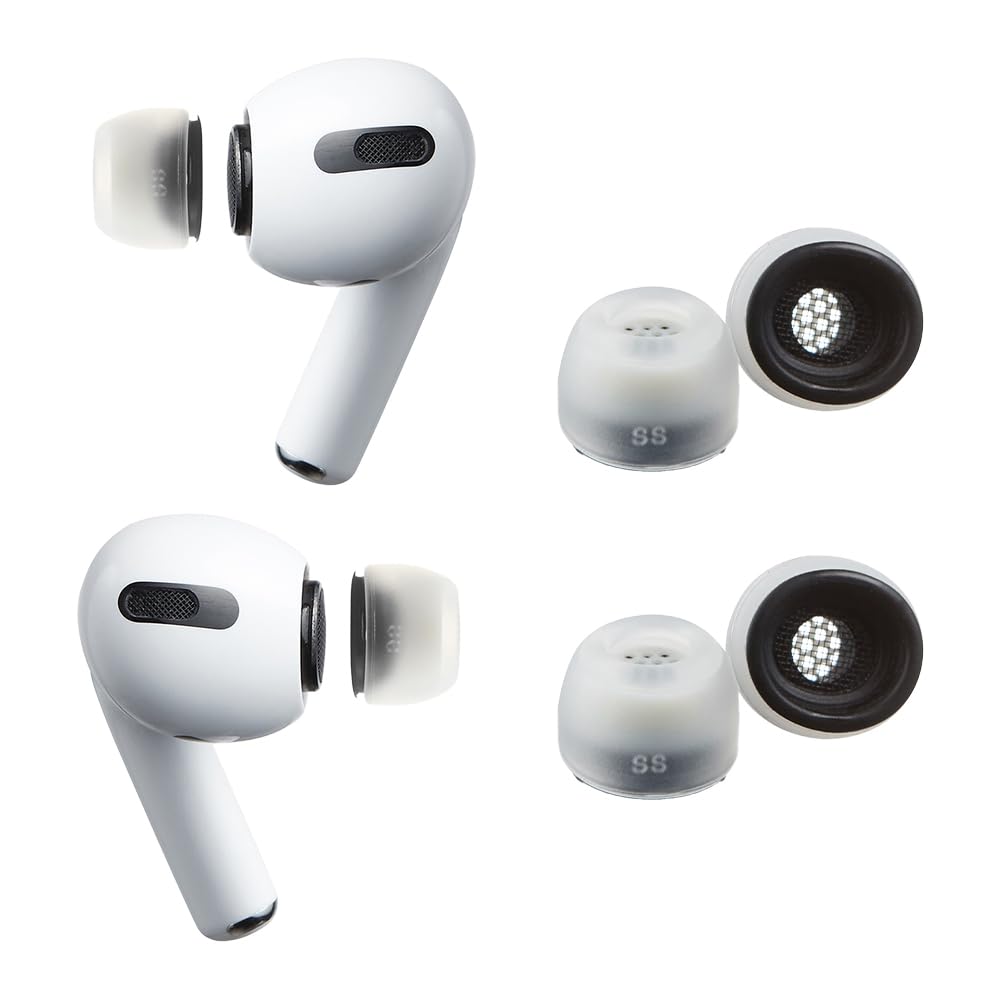 AZLA MAX for Airpods Pro 1st & 2nd Gen / 2 Pairs (SS) – Airpod Pro Ear Tip Replacement – Airpod Pro Tips with Premium Silicone, Airpod Pro Tips, Airpod Ear Tips