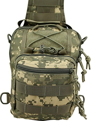 Vie Force Heavy Duty Tactical Shoulder Bag. Ideal for Range, Hunting, EDC (ACU)