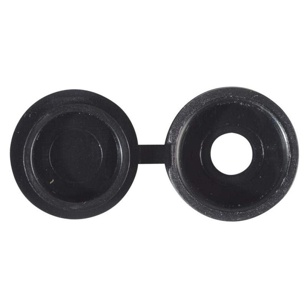 Hinged Cover Cap Black No.10-12 Bag 100