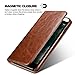 7 Plus, 8 Plus Wallet Case, ICARERCASE Premium PU Leather Folio Flip Cover with kickstand and Credit Slots for 7 Plus/8 Plus 5.5 Inch (Brown)