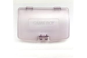 TypoGrove 2024 New Clear Purple Replacement Battery Back Cover Case Door Lid for Gameboy Color GBC Game Boy Colour Accessories Game Boy Color Systems