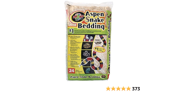zoomed aspen snake bedding