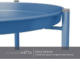 Grand patio 2-Tier Round Side Table Peacock Blue Outdoor Patio view 6