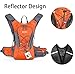 WACOOL 2L Waterproof Hydration Bladder Pack, Cycling Backpack, Lightweight Daypack (Orange and 2L Baldder)