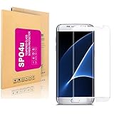 Galaxy S7 Edge (3D Coverage) Tempered Glass Screen Protector [Case-Friendly], SPO4u [Bubble-Free][9H Hardness][HD Clear] Screen Protector for Samsung Galaxy S7 Edge (Clear)