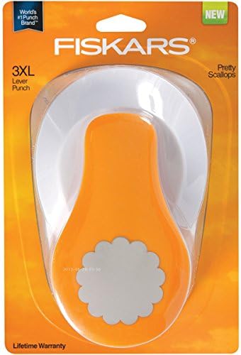 Logeso(TM) 3XL Lever Punch Pretty Scallops 3" 3XLP-1500