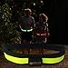 Bseen Led Running Belt USB Rechargeable Reflective Waist Pack High Visibility Fanny Pocket for Running, Camping, Walking, Cycling