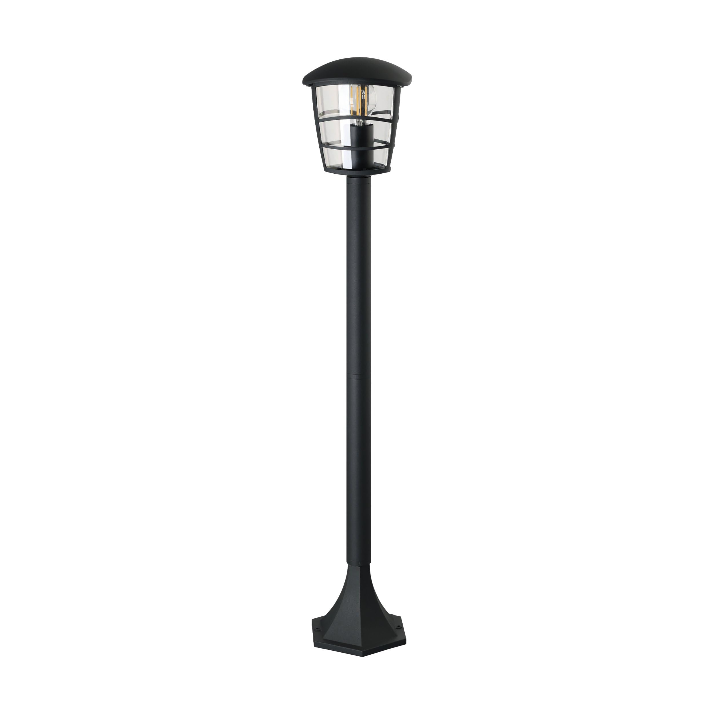 Eglo 93408 E27 Black Outdoor Floor Lamp ALORIA