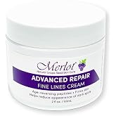 Merlot Fine Lines Eye Cream Advanced Repair | Shea Butter, Anti Wrinkle Peptides, Dark Spot Reducing, Moisture Recovery, All Skin Types