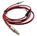 NEW NEOMUSICIA Audio Cable Compatible with JBL Synchros S300 S300I S500 S700 S400BT J56BT E40BT E50BT S400BT Headphone, Remote Volume Mic Compatible with iPhone Red