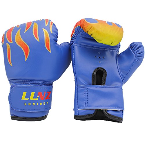 6oz Kids Boxing Gloves,PU Leather Children Junior Sparring MMA Kickboxing Training Gloves,Age 3-10 Years