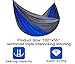 X-CHENG Camping Hammock - Lightweight Parachute Portable Hammocks for Hiking - Travel - Backpacking - Beach - Yard - Portable Lightweight Parachute Nylon Ropes And Special Compression Bag (blue)