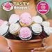 Tasty Bouquet- Create Beautiful Cupcake Bouquets in Seconds, Displays 19 Cupcakes, Includes 1 Dome Shaped Cupcake Rack, 1 Flower Pot, 4 Decorating Bags, 2 Decorating Tips