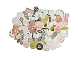 Kaisercraft CT854 Cottage Rose Collectables Cardstock Die-Cuts, Assorted