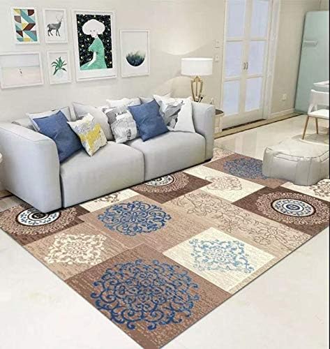Amusingtao Rugs Living Room Rugs Bedroom Non-Slip Vintage rugs Floor Rugs Traditional Rugs |160x230cm 5'4"x7'8"