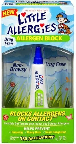 Little Allergies Allergen Block Gel for Kids .1 Oz (Pack of 4) by Little Allergies