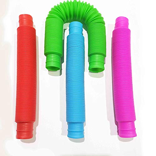 4 Pop+Multi+Color+Tubes+Toobs+Sensory