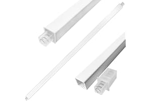 KITFIT 24-Inch Towel Bar Replacement Rod Spring End Wall Mount Replacement Towel Bar for Bathroom and Kitchen Towel Storage