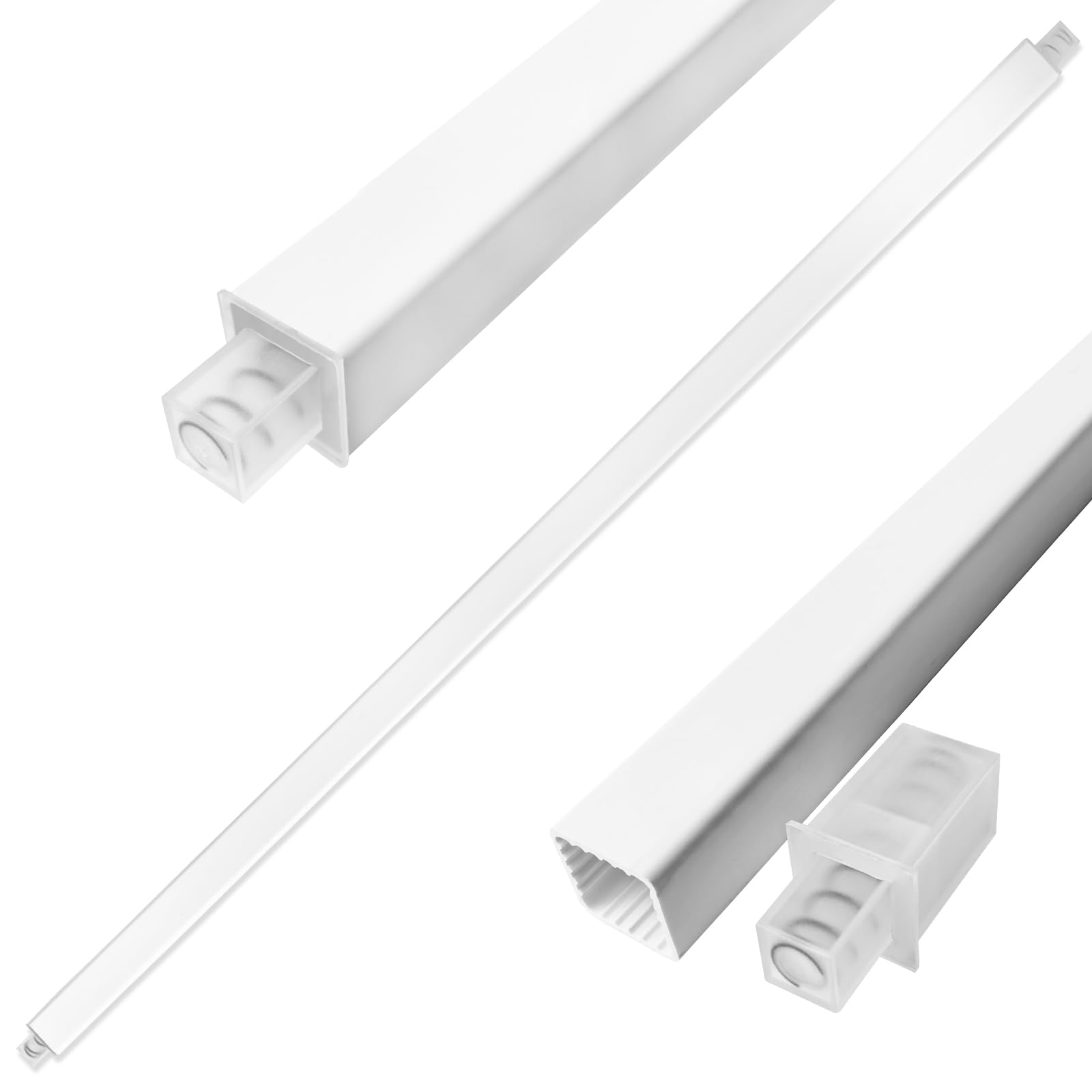 Photo 1 of 24-Inch Towel Bar Replacement Rod Spring End Wall Mount Replacement Towel Bar for Bathroom and Kitchen Towel Storage