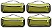 4 Travel Packing Cubes For Luggage Organizer / Suitcase + 6 Toiletry and Laundry Organizers