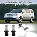 Partsam 2009 2010 2011 2012 2013 HONDA Pilot Daytime Running Light DRL Bulbs 60W High Power 9005 HB3 9145 Projector Lens Lamps
