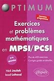 Exercices et problèmes mathématiques en MPSI/PCSI 1re année by 